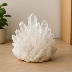 25 Crystal Quartz Cluster Natural Stone Decor for Desk and Shelf